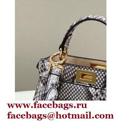 Fendi Python Peekaboo ISeeU Petite Bag 2022