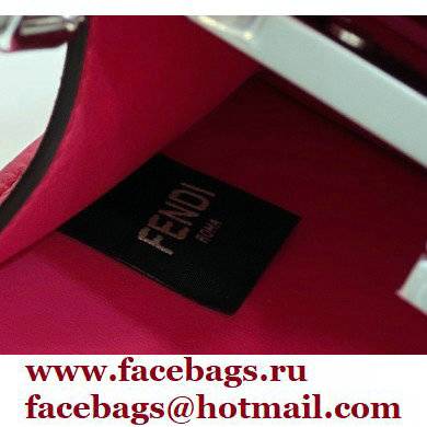 Fendi padded nappa leather Peekaboo ISeeU Petite Bag Fuchsia 2022