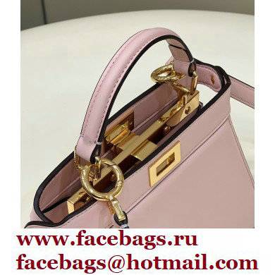 Fendi padded nappa leather Peekaboo ISeeU Petite Bag Pink 2022