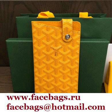 Goyard Montmartre GM Case Bag Yellow