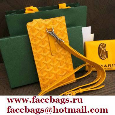 Goyard Montmartre GM Case Bag Yellow