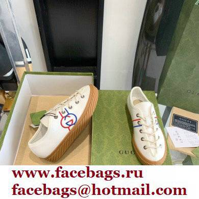 Gucci Cotton Canvas Interlocking G Low-top sneakers White 2022