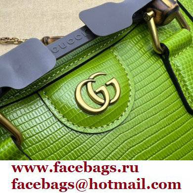 Gucci Diana lizard mini Top Handle bag 675800 Grass Green 2022