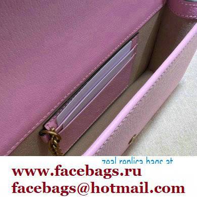 Gucci Diana mini bag with bamboo 696817 Pink 2022