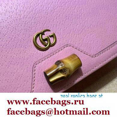 Gucci Diana mini bag with bamboo 696817 Pink 2022