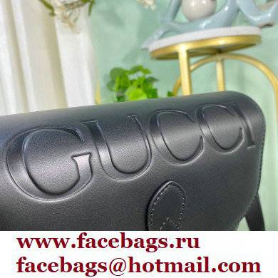 Gucci Embossed Shoulder bag 675923 leather Black 2022