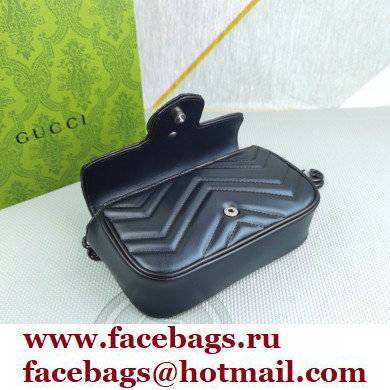 Gucci GG Marmont belt bag 699757 Resin Black 2022