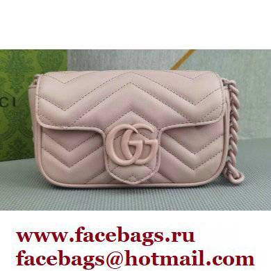 Gucci GG Marmont belt bag 699757 Resin Pink 2022