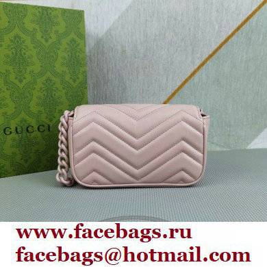 Gucci GG Marmont belt bag 699757 Resin Pink 2022