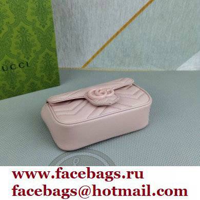 Gucci GG Marmont belt bag 699757 Resin Pink 2022