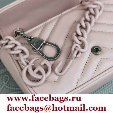 Gucci GG Marmont belt bag 699757 Resin Pink 2022