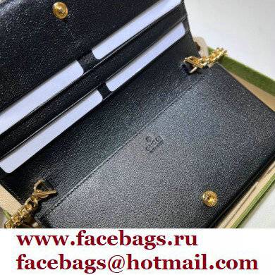 Gucci GG wallet with chain 676155 Black 2022