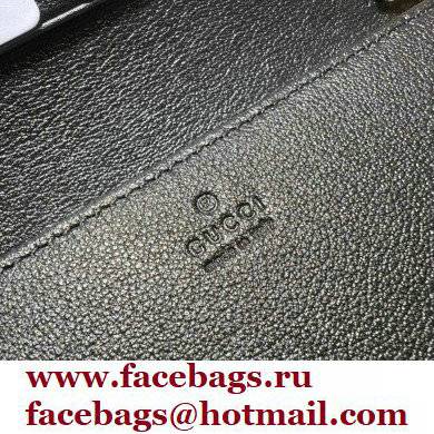 Gucci GG wallet with chain 676155 Black 2022