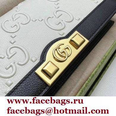 Gucci GG wallet with chain 676155 White 2022