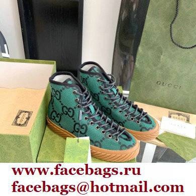 Gucci Maxi GG canvas high-top sneakers Green 2022