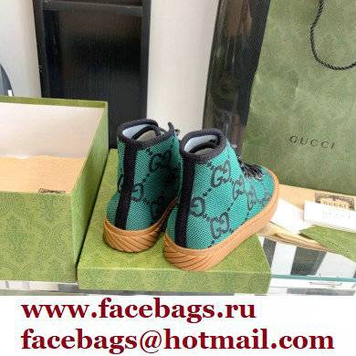 Gucci Maxi GG canvas high-top sneakers Green 2022