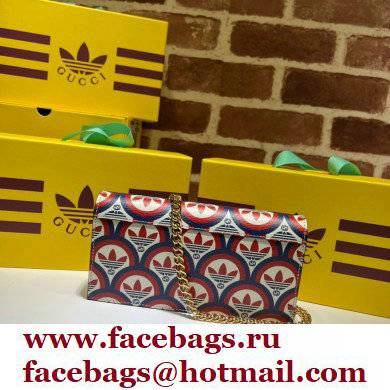 Gucci x Adidas 1955 Horsebit Wallet with Chain Bag 621892 Trefoil print 2022