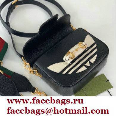 Gucci x Adidas Horsebit 1955 mini Shoulder bag 658574 Black 2022