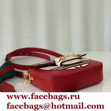 Gucci x Adidas Horsebit 1955 mini Shoulder bag 658574 Red 2022