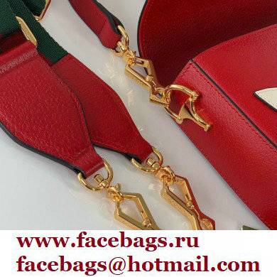 Gucci x Adidas Horsebit 1955 mini Shoulder bag 658574 Red 2022