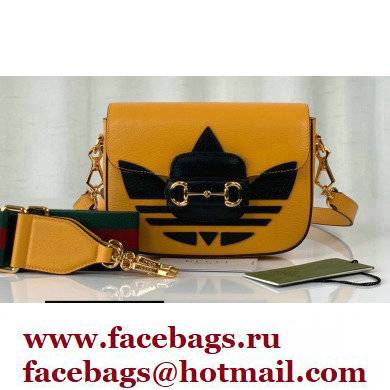 Gucci x Adidas Horsebit 1955 mini Shoulder bag 658574 Yellow 2022