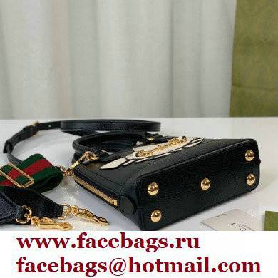 Gucci x Adidas Horsebit 1955 mini Top Handle bag 677212 Black 2022