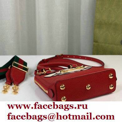 Gucci x Adidas Horsebit 1955 mini Top Handle bag 677212 Red 2022