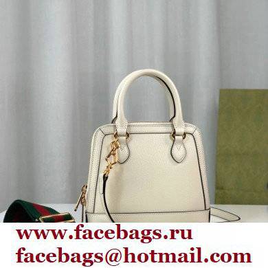 Gucci x Adidas Horsebit 1955 mini Top Handle bag 677212 White 2022