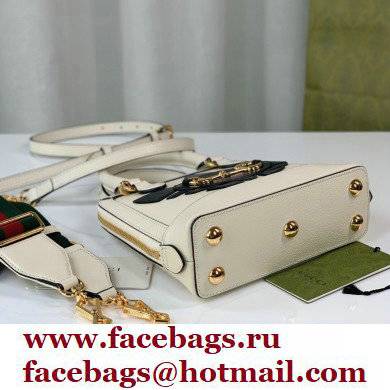 Gucci x Adidas Horsebit 1955 mini Top Handle bag 677212 White 2022