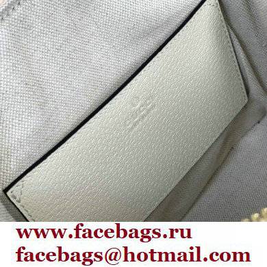 Gucci x Adidas Horsebit 1955 mini Top Handle bag 677212 White 2022