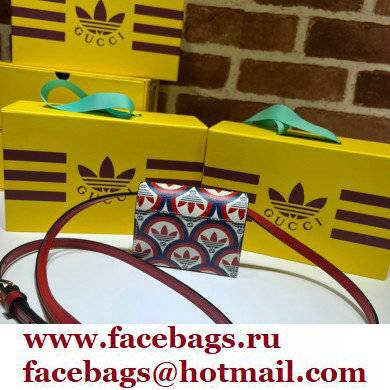 Gucci x Adidas card case with Horsebit Bag 702248 Trefoil print 2022