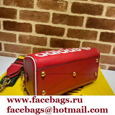 Gucci x Adidas mini duffle bag 702397 leather Red 2022