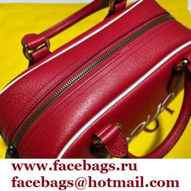 Gucci x Adidas mini duffle bag 702397 leather Red 2022