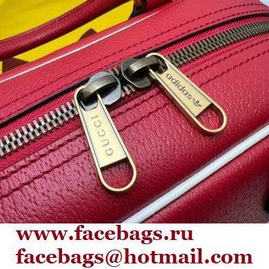 Gucci x Adidas mini duffle bag 702397 leather Red 2022