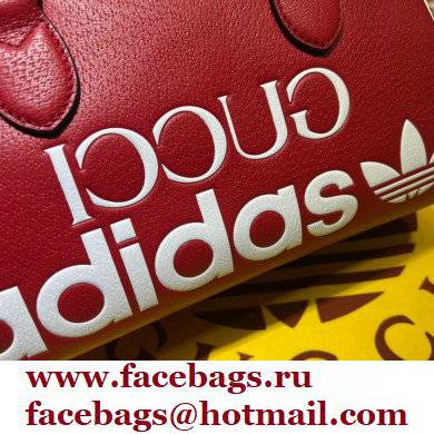 Gucci x Adidas mini duffle bag 702397 leather Red 2022