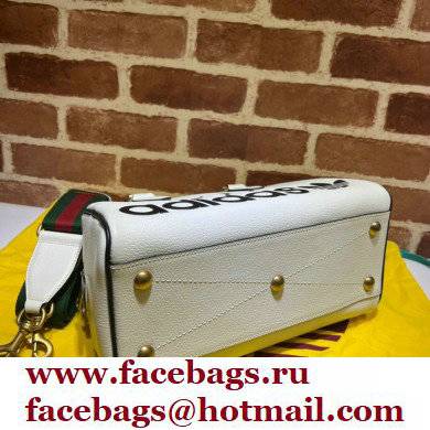 Gucci x Adidas mini duffle bag 702397 leather White 2022