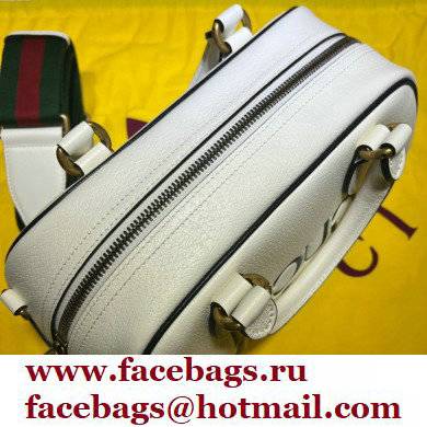 Gucci x Adidas mini duffle bag 702397 leather White 2022