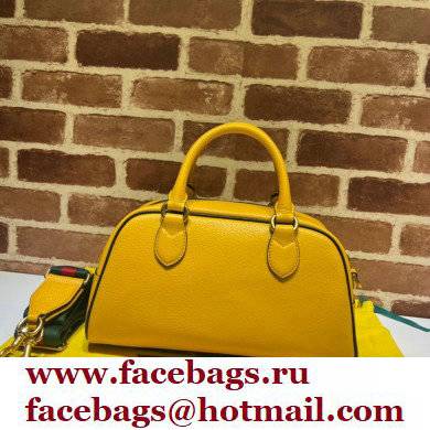 Gucci x Adidas mini duffle bag 702397 leather Yellow 2022