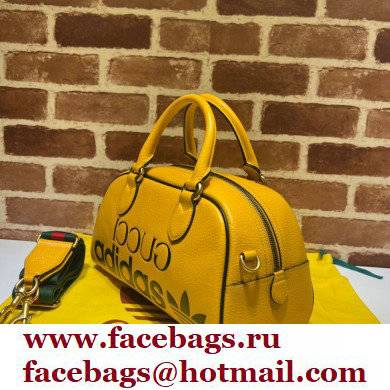 Gucci x Adidas mini duffle bag 702397 leather Yellow 2022