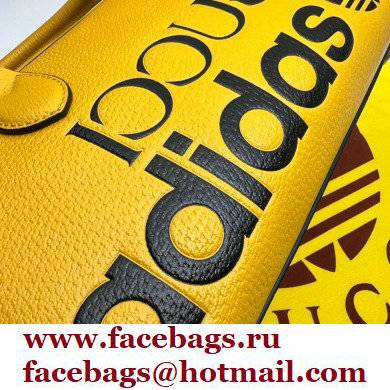 Gucci x Adidas mini duffle bag 702397 leather Yellow 2022