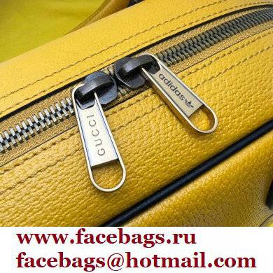 Gucci x Adidas mini duffle bag 702397 leather Yellow 2022