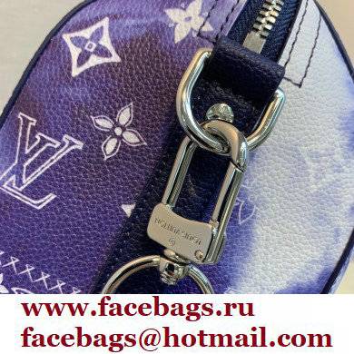 Louis Vuitton City Keepall Bag M20555 Blue Monogram Bandana Print