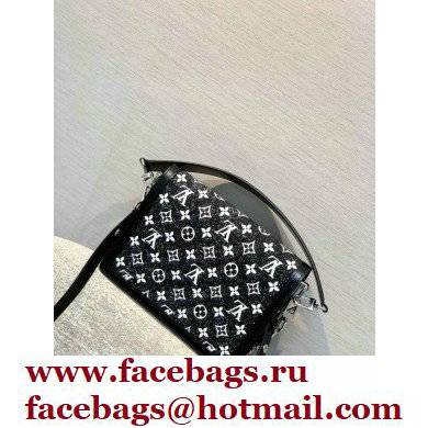 Louis Vuitton Dauphine MM Bag M59631 Denim Black