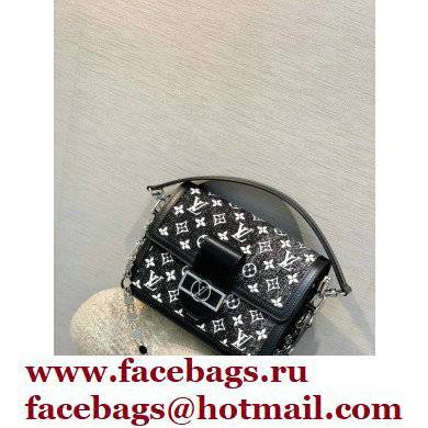 Louis Vuitton Dauphine MM Bag M59631 Denim Black