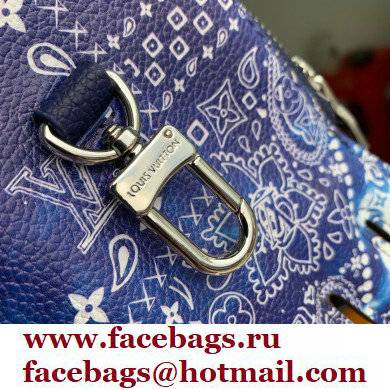 Louis Vuitton HI 5 pouch Bag M81410 Blue Monogram Bandana Print