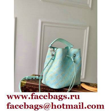 Louis Vuitton Sprayed and embossed grained cowhide leather Neonoe BB Bag Green