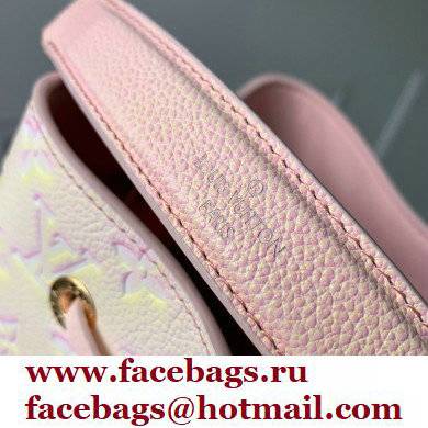 Louis Vuitton Sprayed and embossed grained cowhide leather Neonoe BB Bag M46174 Light Pink