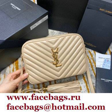 SAINT LAURENT MONOGRAM LOU CAMERA BAG 520534 beige/gold (ORIGINAL QUALITY)