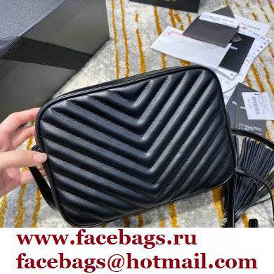 SAINT LAURENT MONOGRAM LOU CAMERA BAG 520534 black/silver (ORIGINAL QUALITY) - Click Image to Close