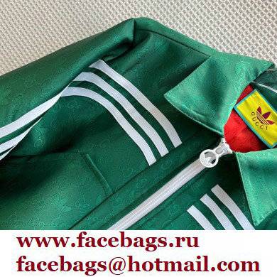 adidas x Gucci jacquard jacket green 2022